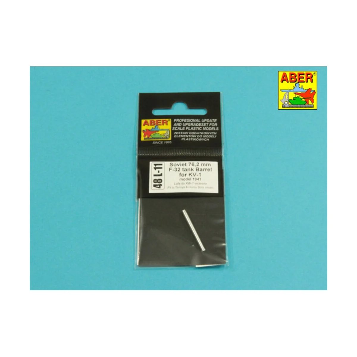Soviet 76, 2 mm F-32-tank barrel for KV-1, 1/48 - Aber Models 48 L-11