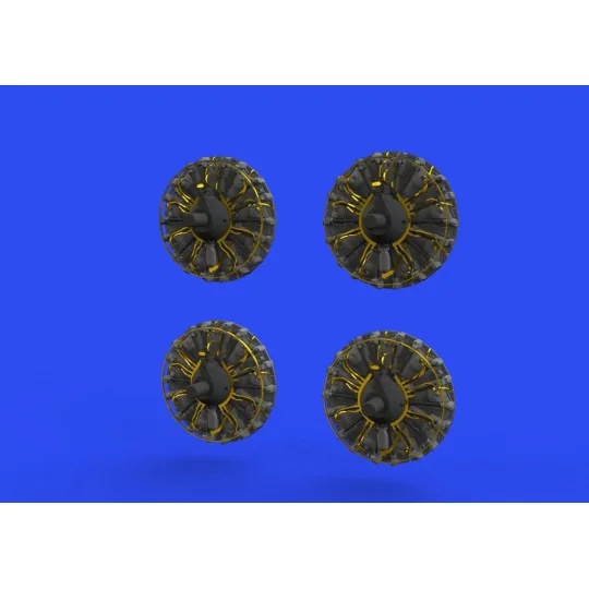 B-17F engines 1/48 for HKM, 1/48 - Eduard Accessories 648631