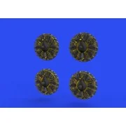 B-17F engines 1/48 for HKM - Eduard Accessories 648631