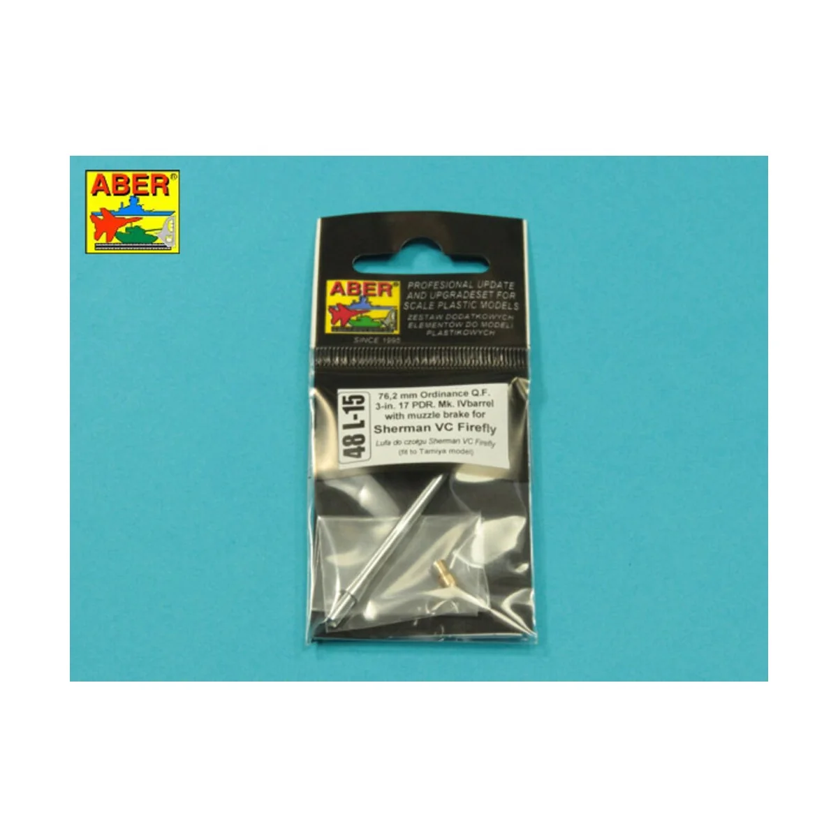 Tank Gun Barrel for British Sherma VC Firefly, 1/48 - Aber Models 4...