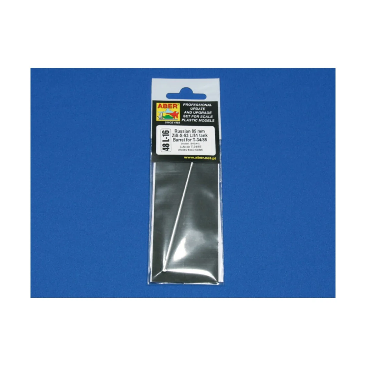 Russian 85 mm L/51 barrel for T-34/85 model 43/44, 1/48 - Aber Mode...