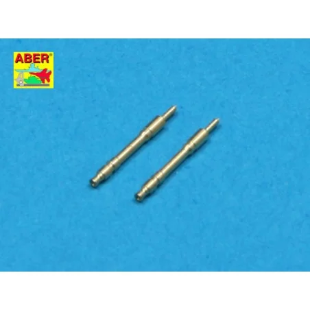 2 Barrels for German Tank MG 34, 1/48 - Aber Models 48 L-20