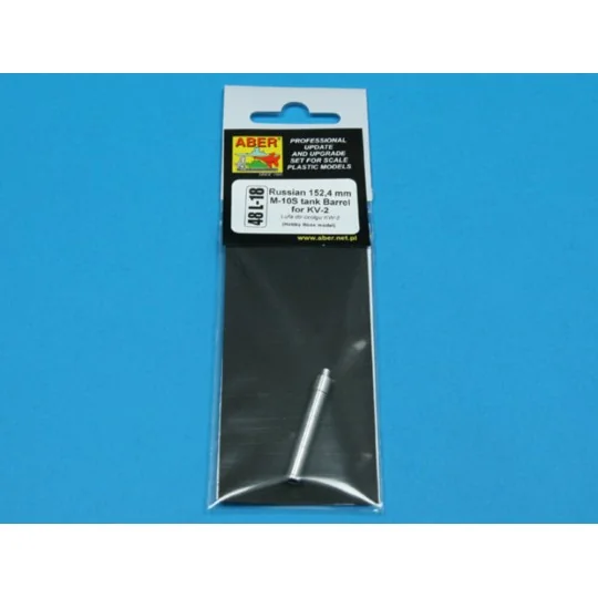 Russian 152, 4 mm M-10S barrel for KV-II, 1/48 - Aber Models 48 L-18