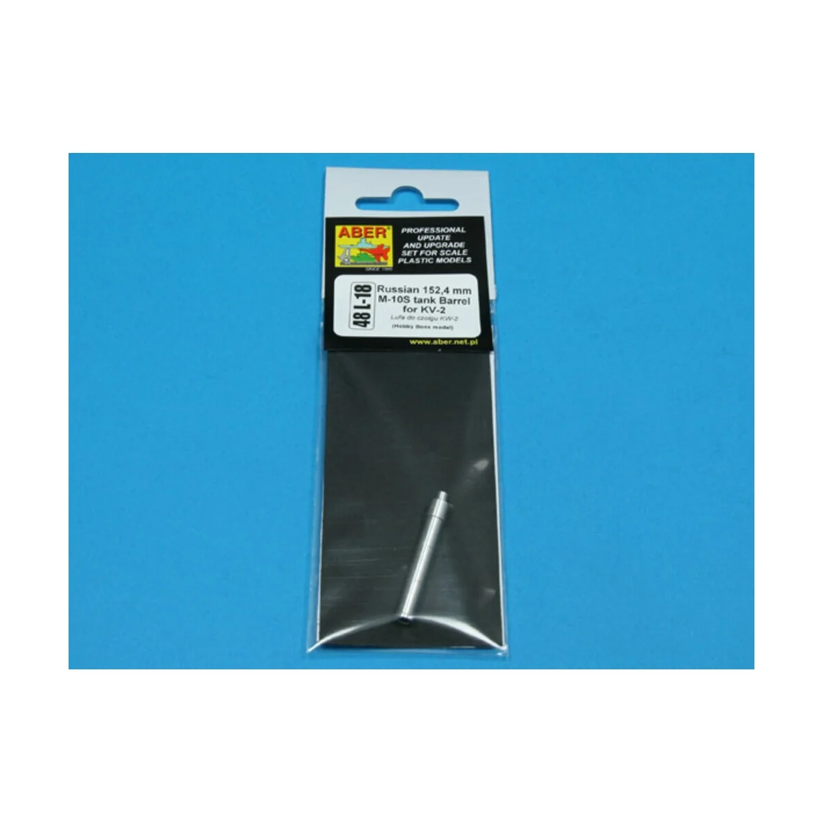 Russian 152, 4 mm M-10S barrel for KV-II, 1/48 - Aber Models 48 L-18