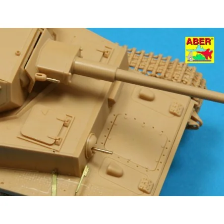 2 Barrels for German Tank MG 34, 1/48 - Aber Models 48 L-20