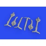 B-17F superchargers 1/48 for HKM, 1/48 - Eduard Accessories 648635