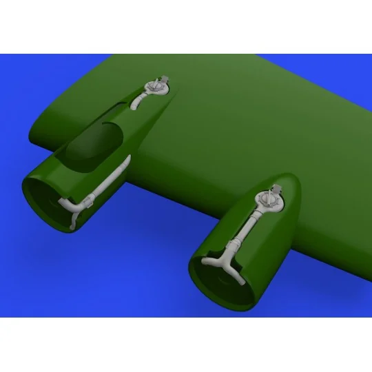 B-17F superchargers 1/48 for HKM, 1/48 - Eduard Accessories 648635