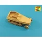 Set of 2 barrels for German machine guns MG34, 1/48 - Aber Models 4...