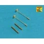 Set of 2 barrels for German machine guns MG34, 1/48 - Aber Models 4...