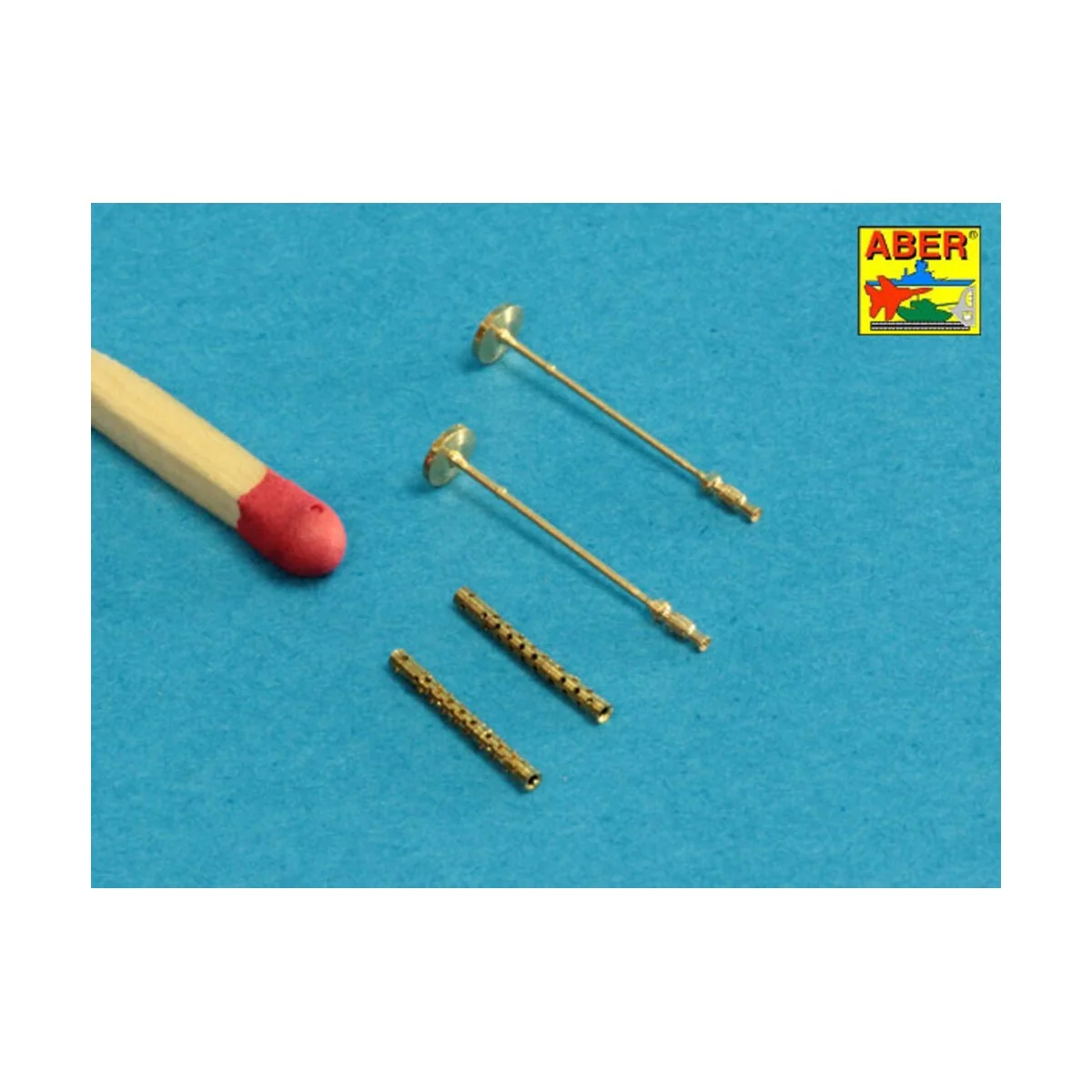 Set of 2 barrels for German machine guns MG34, 1/48 - Aber Models 4...