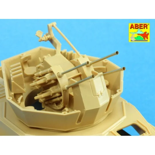 German Flak 38 barrels for Wirbelwind, 1/48 - Aber Models 48 L-24