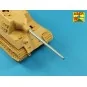 128mm PaK 44 gun for Jagdtiger, 1/48 - Aber Models 48 L-29