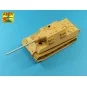 128mm PaK 44 gun for Jagdtiger, 1/48 - Aber Models 48 L-29