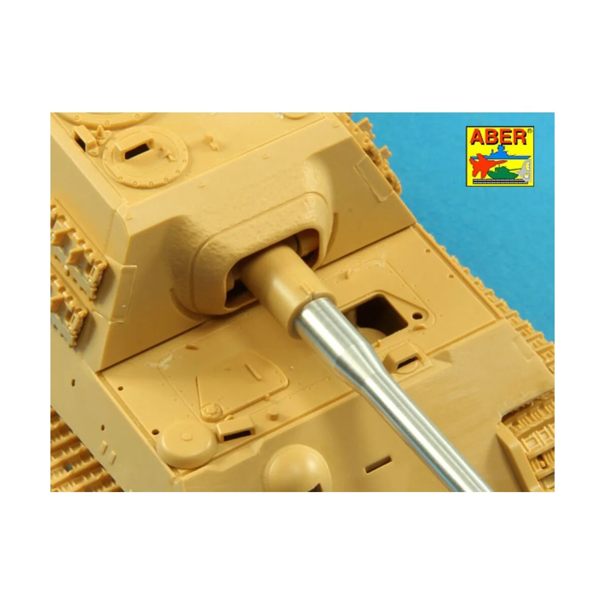 128mm PaK 44 gun for Jagdtiger, 1/48 - Aber Models 48 L-29
