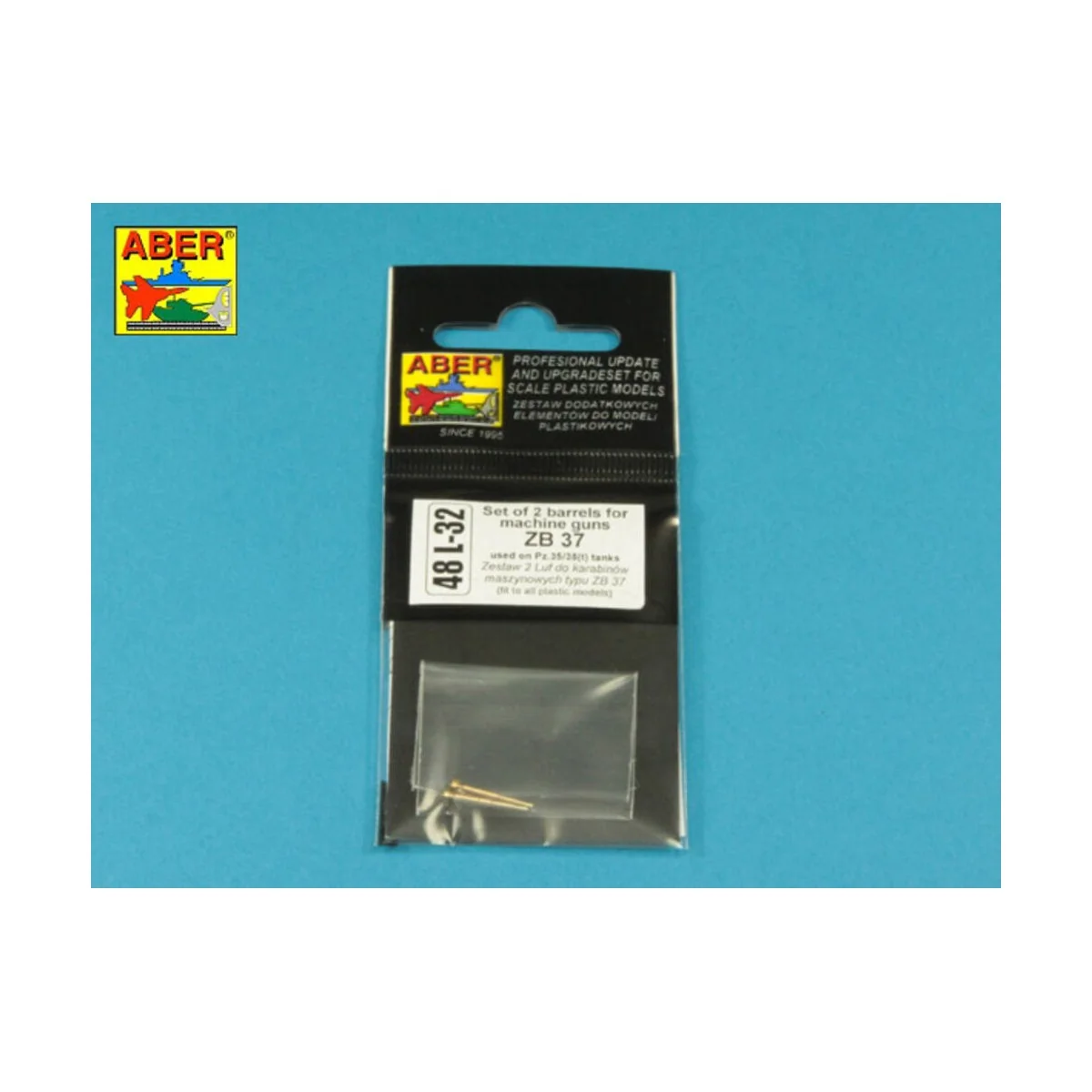 Set of 2 Barrels for ZB 37 machine guns [used on Pz.35/38(t)], 1/48...