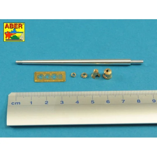 German 88mm Pak 43/2 L/71 barrel for Sd.Kfz.184 Elefant, 1/48 - Abe...
