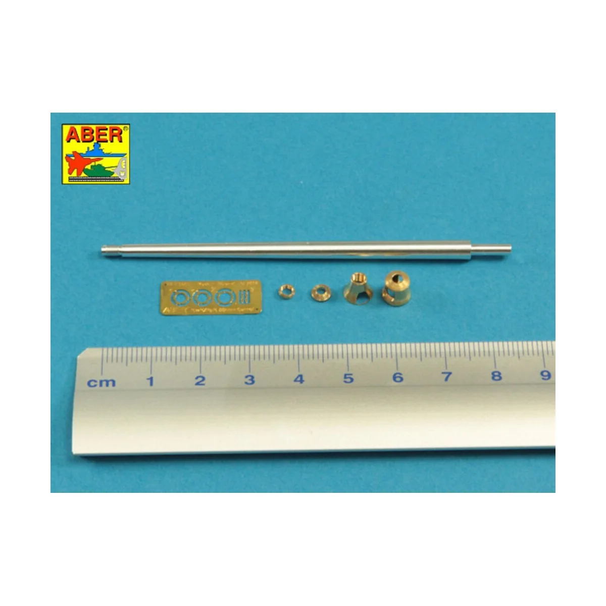 German 88mm Pak 43/2 L/71 barrel for Sd.Kfz.184 Elefant, 1/48 - Abe...