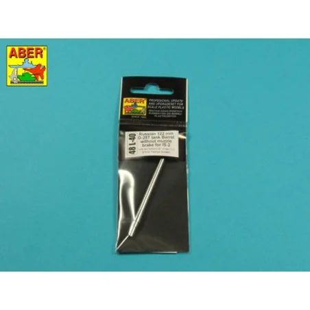 Russian 122 mm D-25T tank barrel for IS-2, 1/48 - Aber Models 48 L-40
