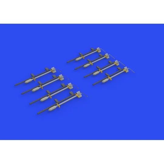 RP-3 60lb rockets for Tempest Mk.II 1/48 for EDUARD/SPECIAL HOBBY -...