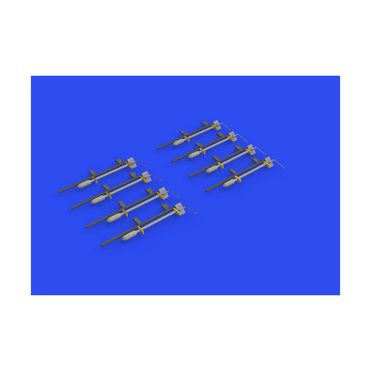 RP-3 60lb rockets for Tempest Mk.II 1/48 for EDUARD/SPECIAL HOBBY -...