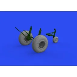 B-17 wheels cross tread 1/48 for HKM, 1/48 - Eduard Accessories 648642