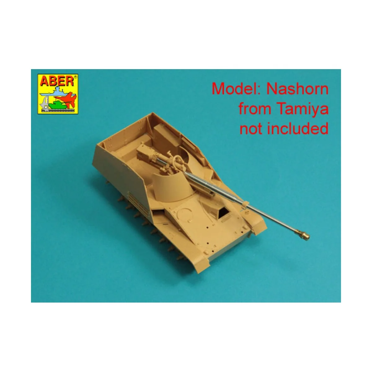 German 88mm Pak 43/1 L/71 barrel for Sd.Kfz.164 Nashorn, 1/48 - Abe...