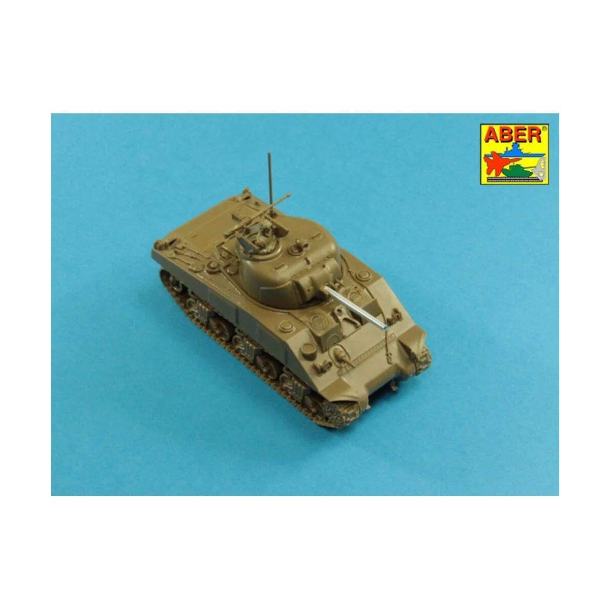 U.S. 75mm M3 tank barrel for Sherman M4, 1/56 - Aber Models 56 L-01