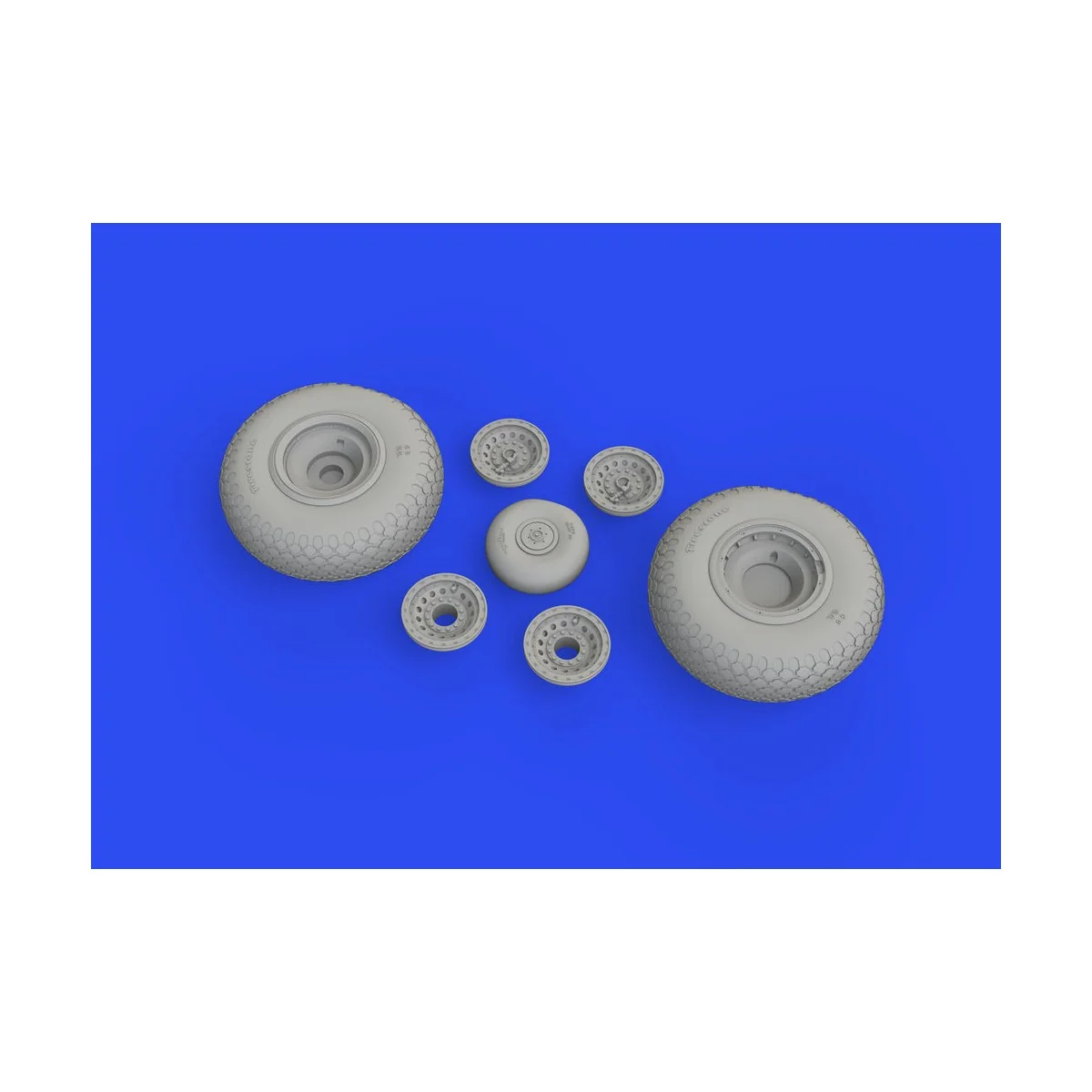 B-17 wheels cross tread 1/48 for HKM, 1/48 - Eduard Accessories 648642