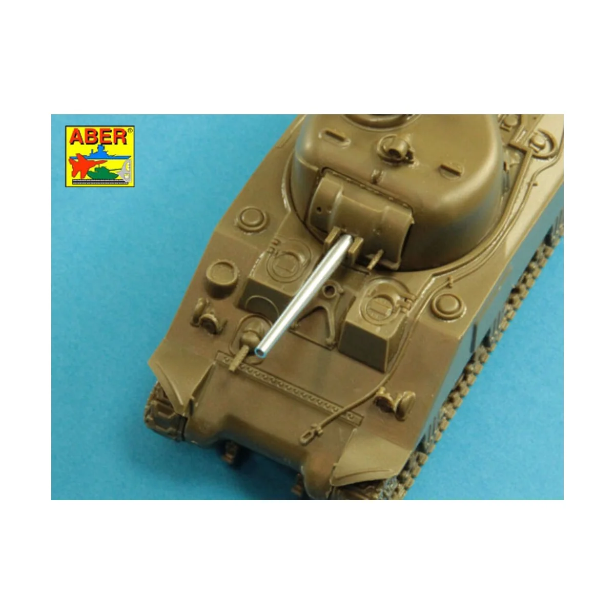 U.S. 75mm M3 tank barrel for Sherman M4, 1/56 - Aber Models 56 L-01