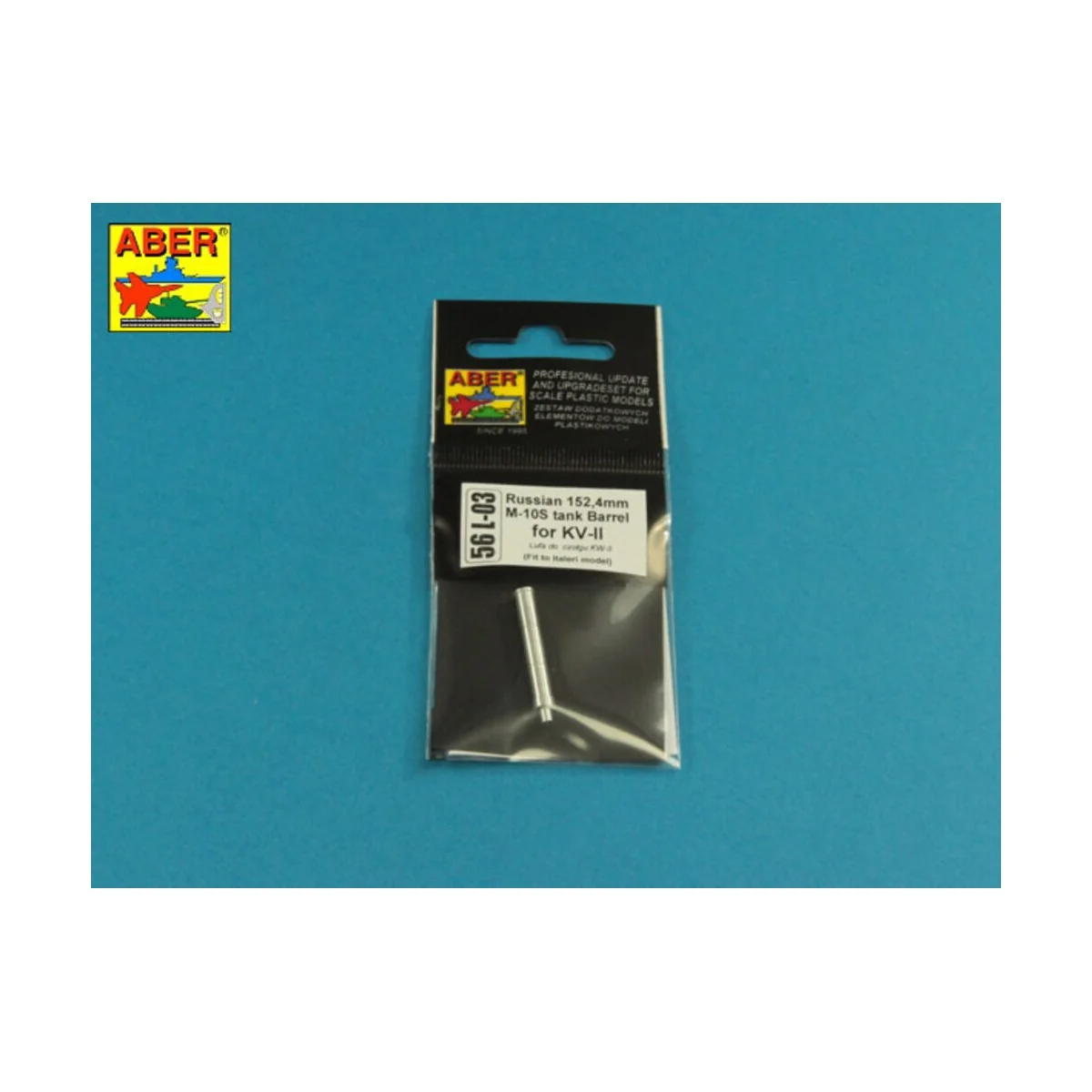 Russian 152, 4 mm M-10S barrel for KV-II, 1/56 - Aber Models 56 L-03
