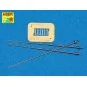 German 2 m antennas x3 pcs, 1/72 - Aber Models 72 A01
