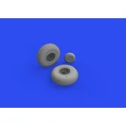 B-17 wheels cross tread 1/48 for HKM, 1/48 - Eduard Accessories 648642
