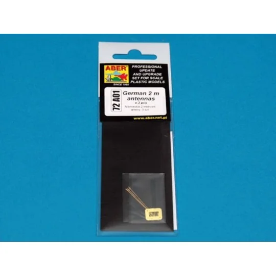 German 2 m antennas x3 pcs, 1/72 - Aber Models 72 A01