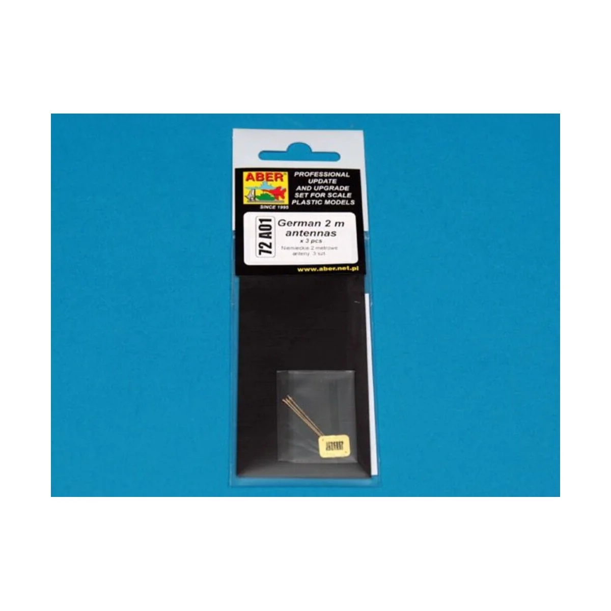 German 2 m antennas x3 pcs, 1/72 - Aber Models 72 A01