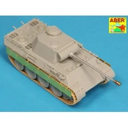 Side skirts for Panther A/D, 1/72 - Aber Models 72 A02 2
