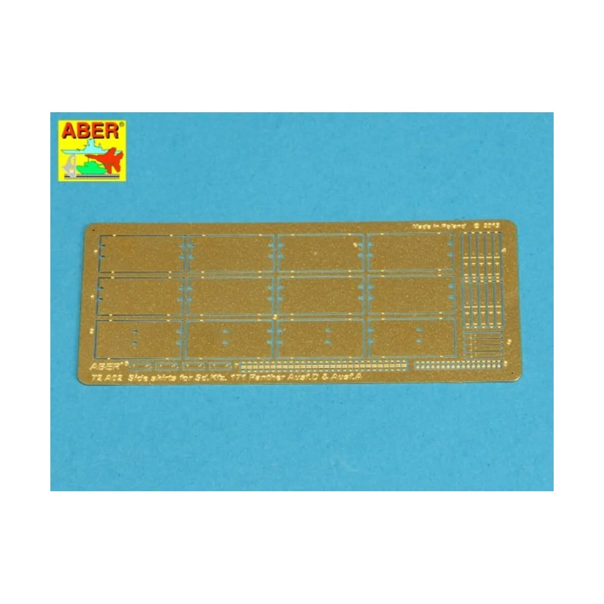 Side skirts for Panther A/D, 1/72 - Aber Models 72 A02