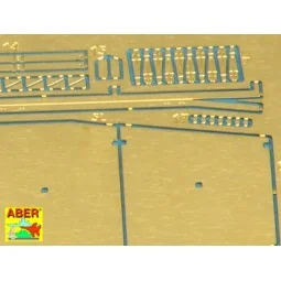 Side skirts for PzKpfw IVG, 1/72 - Aber Models 72 A04