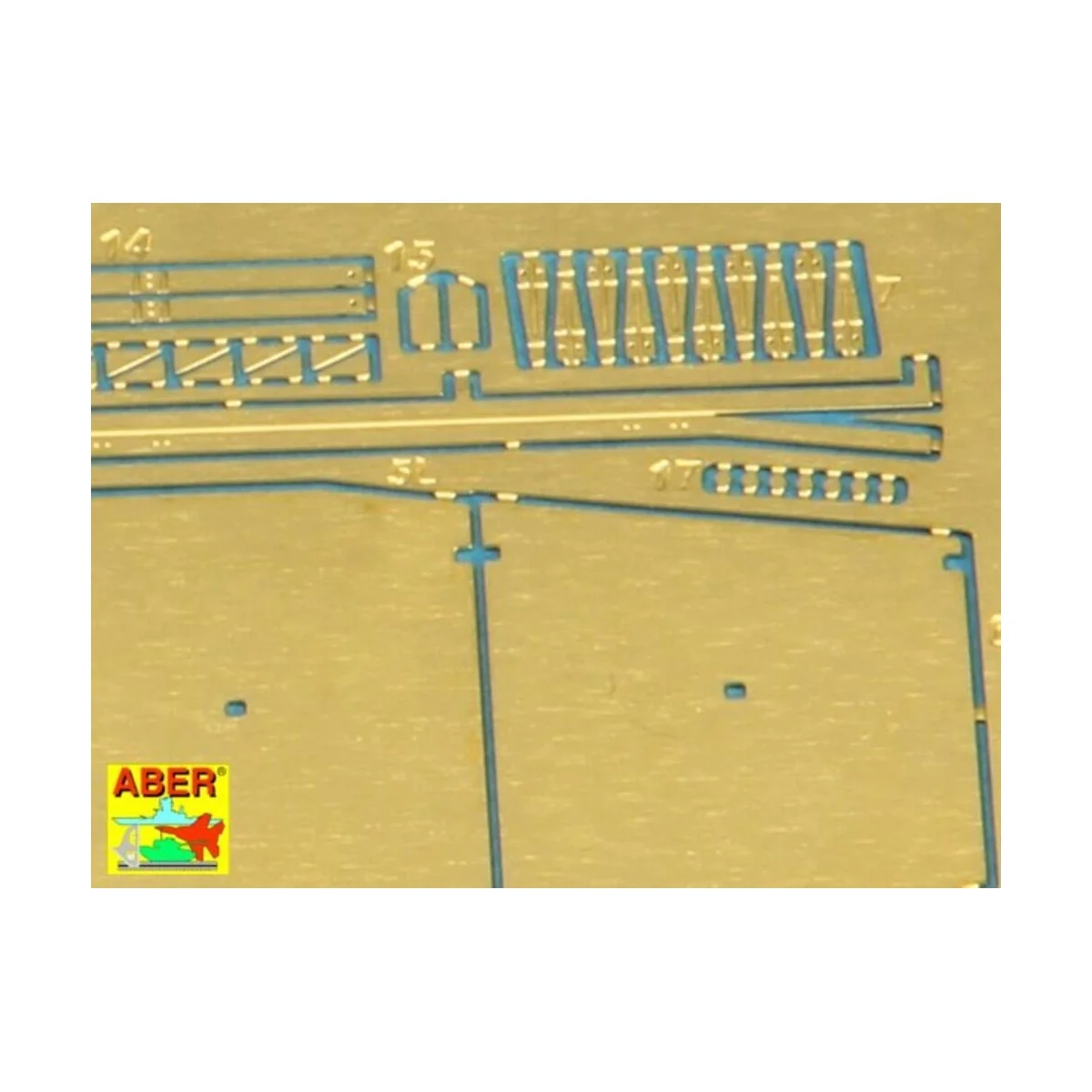 Side skirts for PzKpfw IVG, 1/72 - Aber Models 72 A04