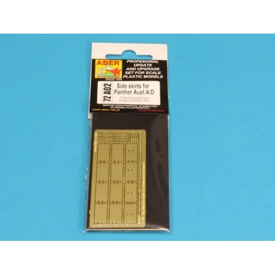 Side skirts for Panther A/D, 1/72 - Aber Models 72 A02