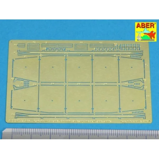 Side skirts for PzKpfw IVG, 1/72 - Aber Models 72 A04