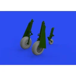 P-51D wheels block tread 2 1/48 for EDUARD, 1/48 - Eduard Accessori...