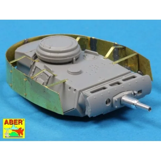Turret skirts for PzKpfw III, 1/72 - Aber Models 72 A10