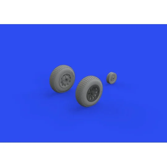 P-51D wheels block tread 2 1/48 for EDUARD - Eduard Accessories 648647