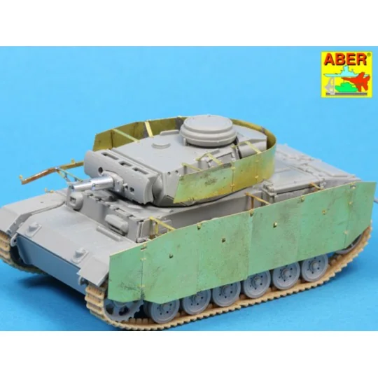 Side skirts for PzKpfw III, 1/72 - Aber Models 72 A09