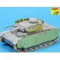 Side skirts for PzKpfw III, 1/72 - Aber Models 72 A09