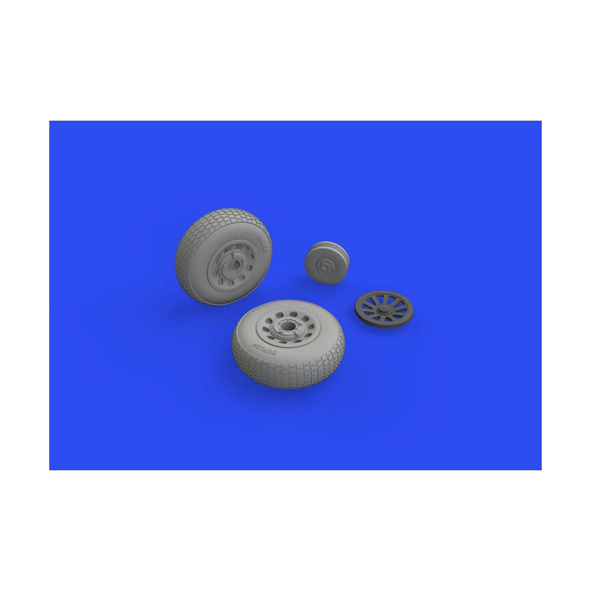 P-51D wheels block tread 2 1/48 for EDUARD, 1/48 - Eduard Accessori...