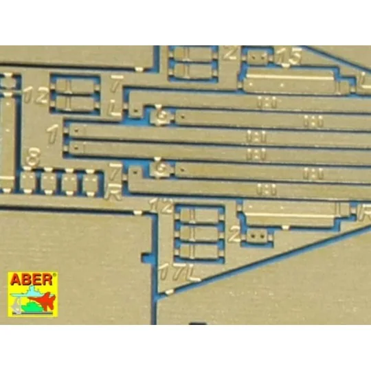 Side skirts for Stug. III-Early, 1/72 - Aber Models 72 A11