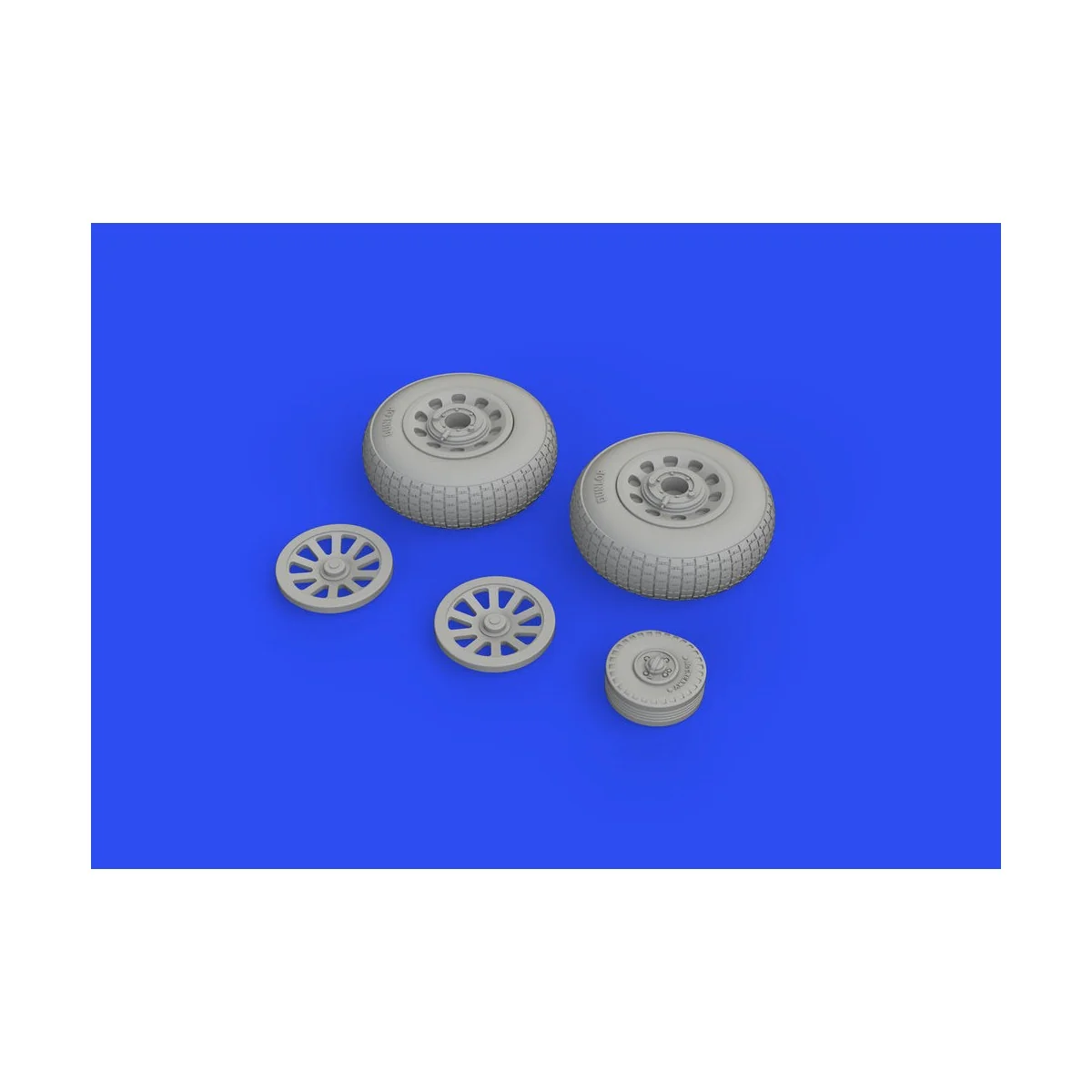 P-51D wheels block tread 2 1/48 for EDUARD - Eduard Accessories 648647