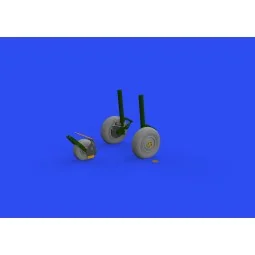 Su-27 wheels 1/48 for GREAT WALL HOBBY - Eduard Accessories 648653