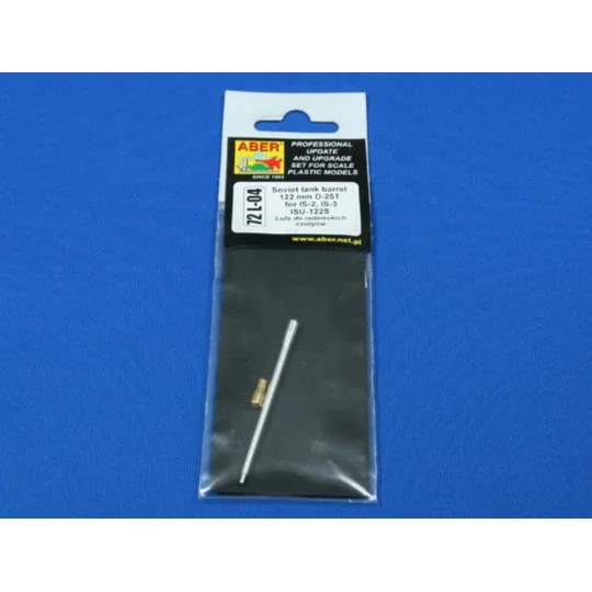 122mm D-25T Soviet tank barrel for IS-2, IS-3, ISU-122S, 1/72 - Abe...